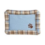 CUNA TELA CUADROS AZUL