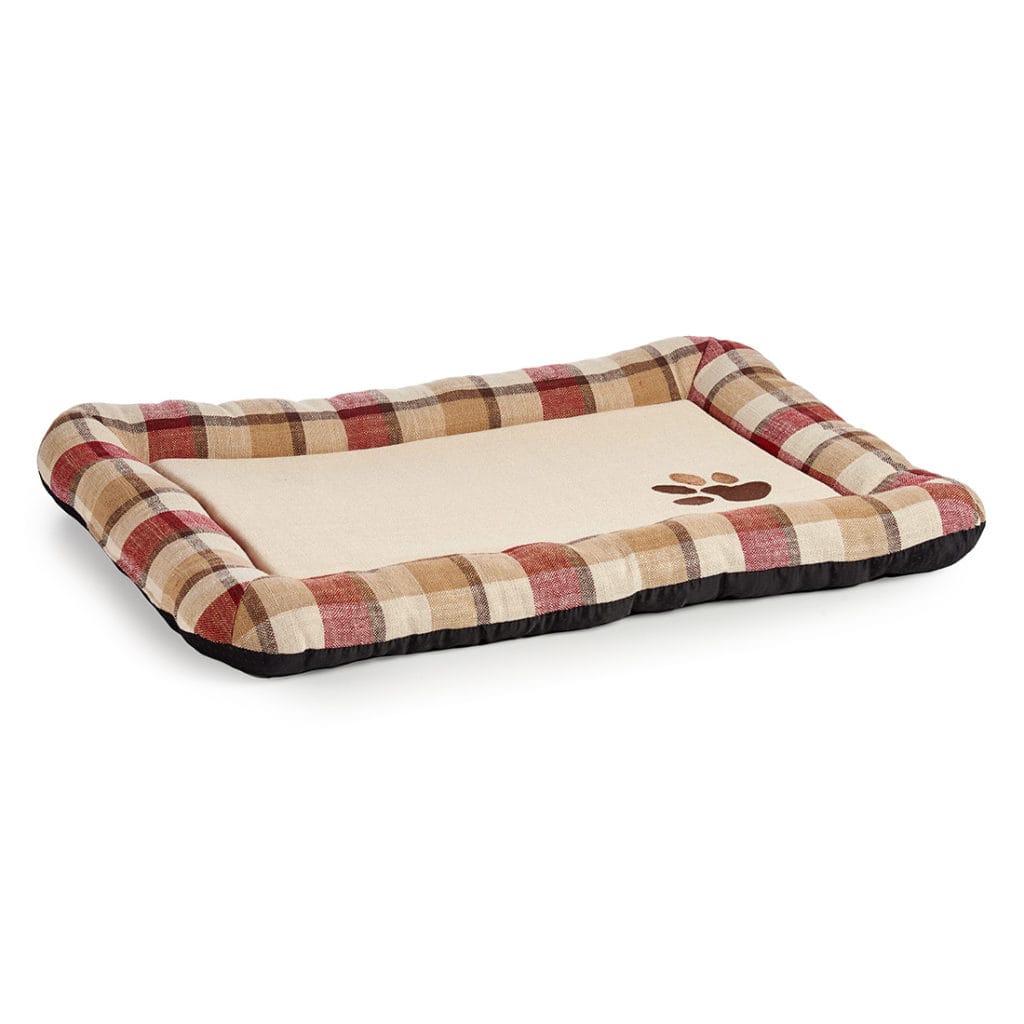 CUNA TELA CUADROS ROSA