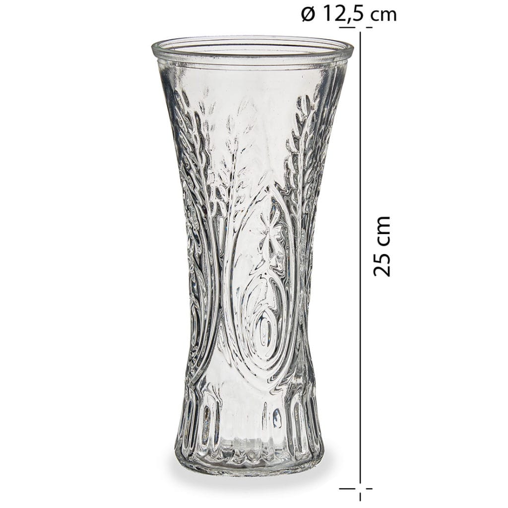 FLORERO CRISTAL 25X12,5 FLOR
