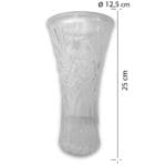 FLORERO CRISTAL 25X12,5RAYA FLOR