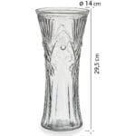 FLORERO CRISTAL 29,5X14 FLOR