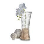 FLORERO CRISTAL 29,5X14 RAYAS