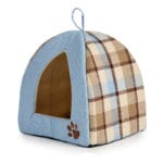 GATERA TELA CUADROS AZUL