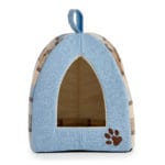 GATERA TELA CUADROS AZUL