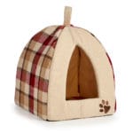 GATERA TELA CUADROS ROSA