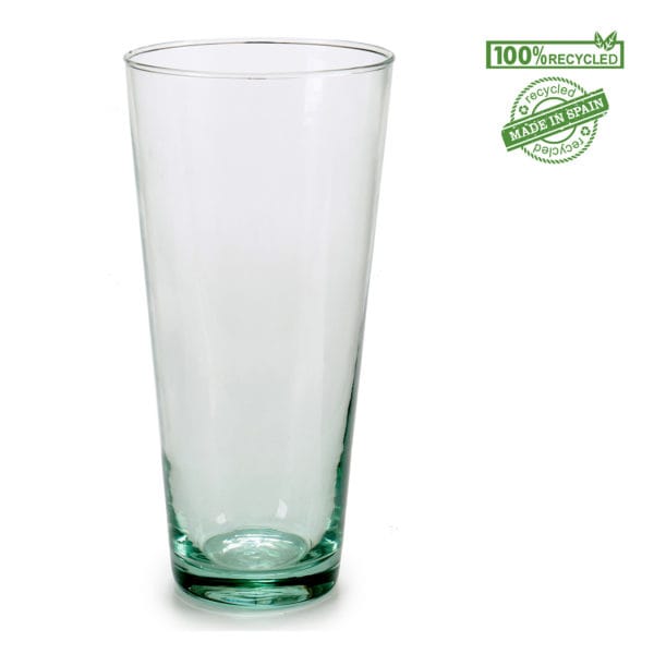 JARRON CONICO VIDRIO RECICLADO