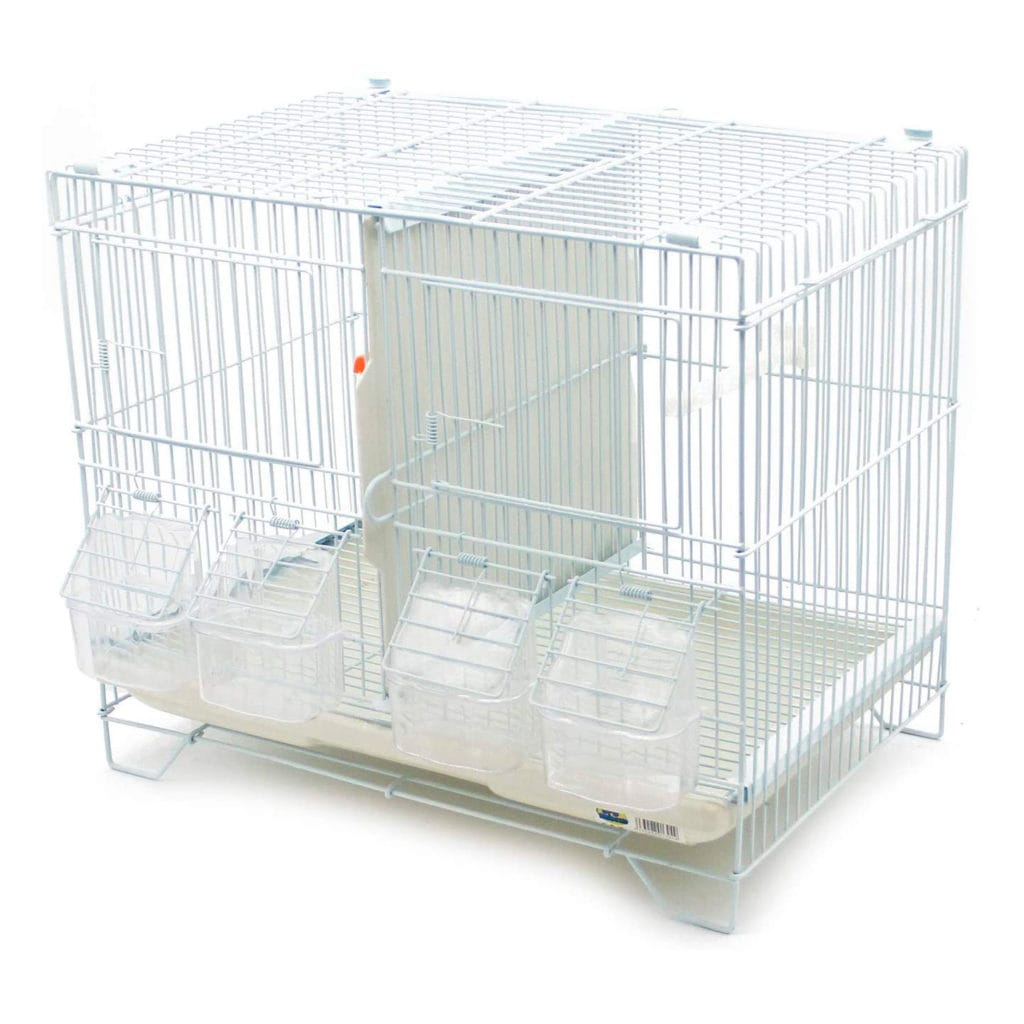 JAULA CRIA 43 CM BL. COMPLETA