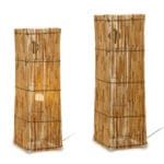 LAMPARA CUADRADA CAÑA MEDIANA