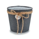 MACETA SACO CUELGA GR. GRIS