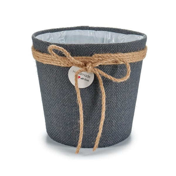 MACETA SACO CUELGA GR. GRIS