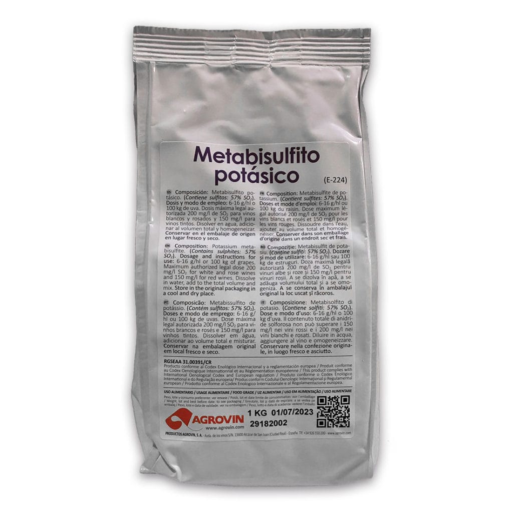METABISULFITO 1 KG.