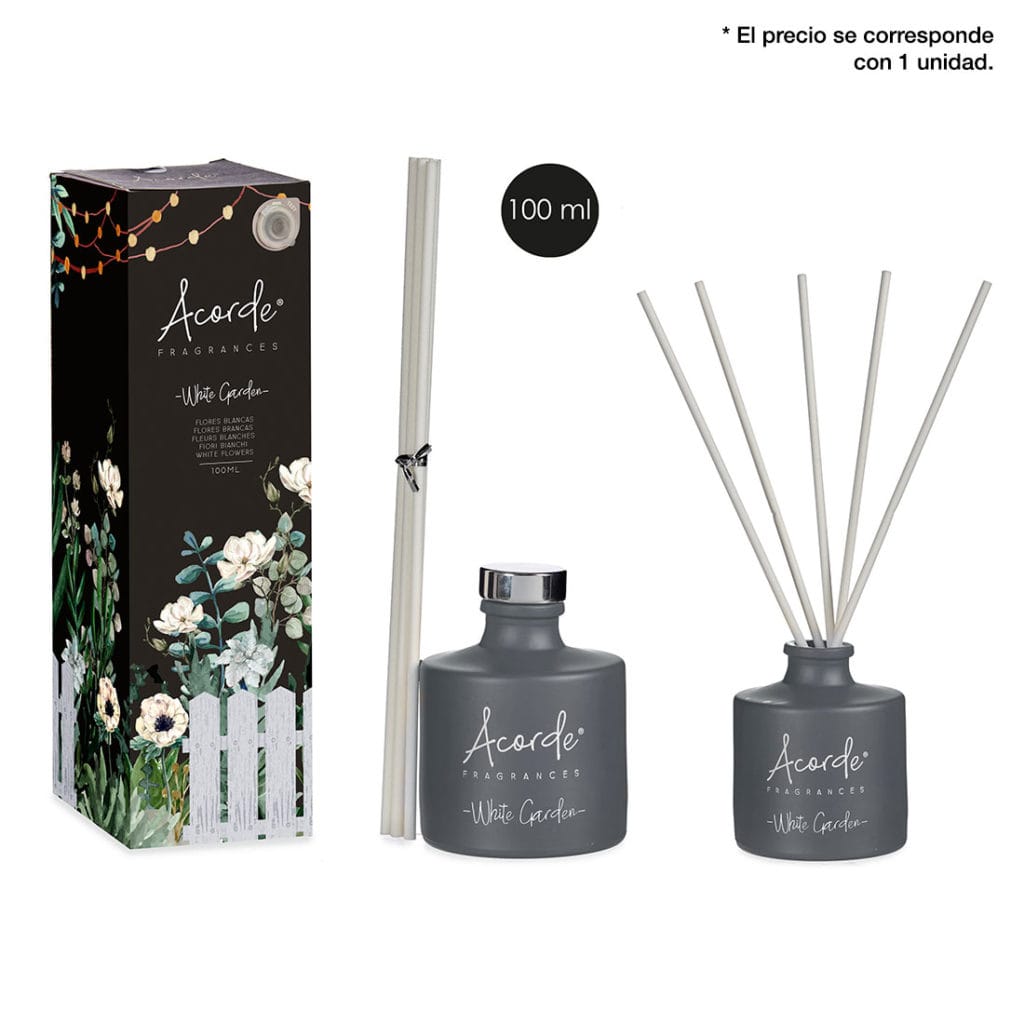 MIKADO 100 ML VARILLAS FLORES BL