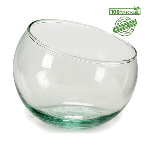 PECERA MEDIA 14 CM VIDRIO REC