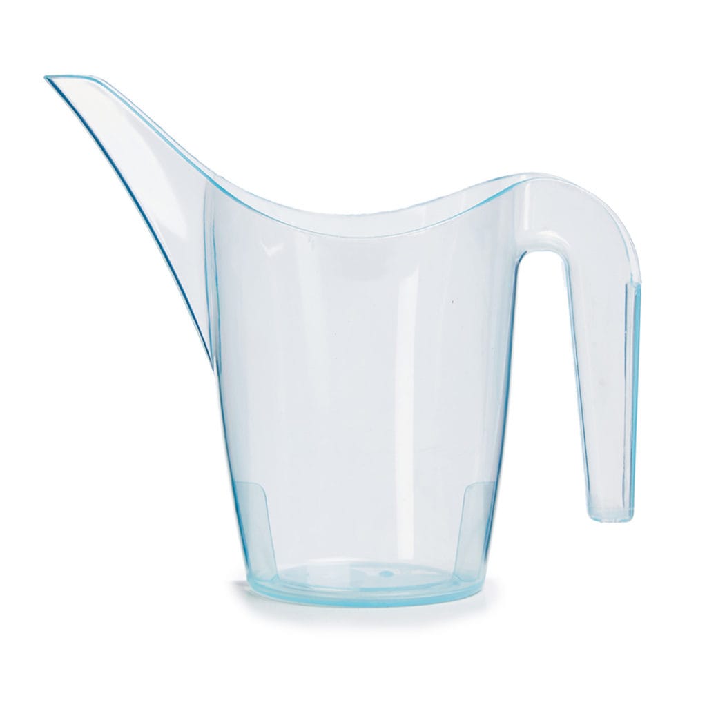 REGADERA PLASTICO 1 L. AZUL