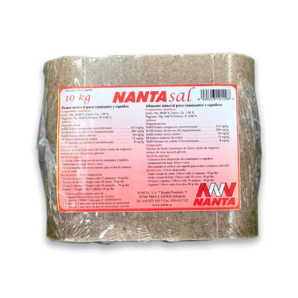 NANTASAL BLOQUE 10 KG.