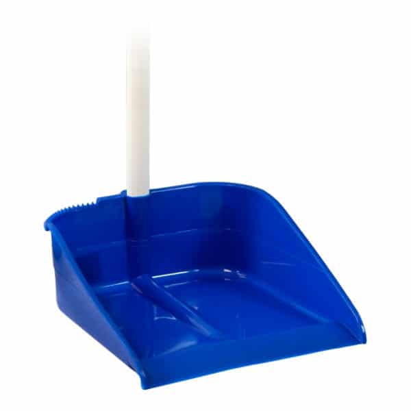RECOGEDOR AZUL Y MANGO PLASTICO
