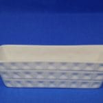 JARDINERA CUADROS BCA. 19X6X6