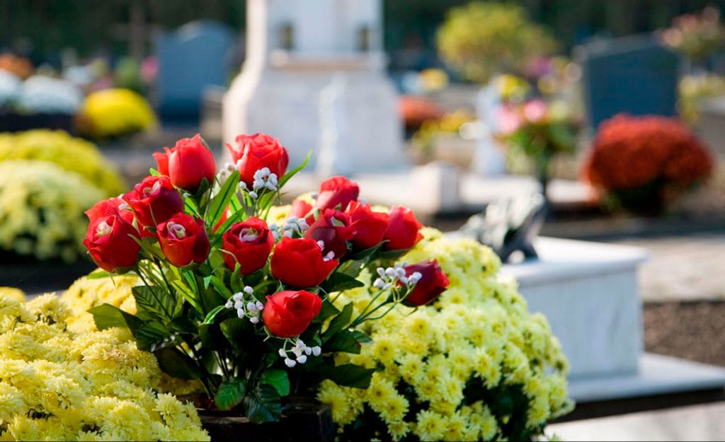 Flores en el día de Todos Los Santos