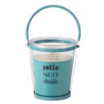 VELA CITRONELA 2 MECHAS AZUL T.