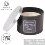 VELA VAINILLA 3 MECHAS