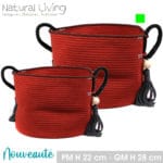 CESTA ALGODON TEJA 28 CM