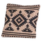 COJIN 100 % YUTE NEGRO 45X45 CM