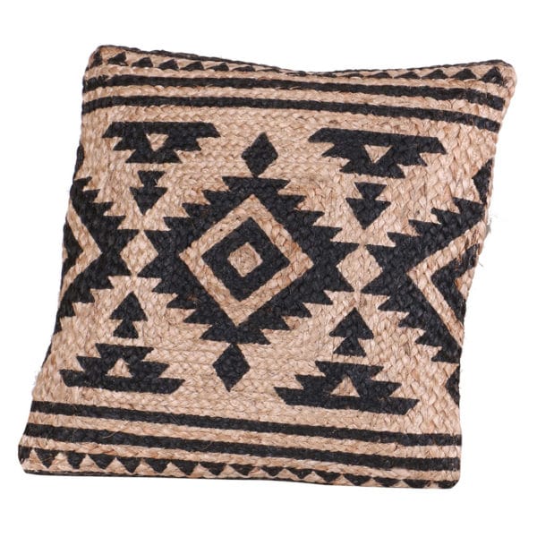 COJIN 100 % YUTE NEGRO 45X45 CM