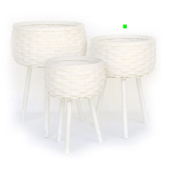 CESTA BLANCA C/ PATAS MEDIANA