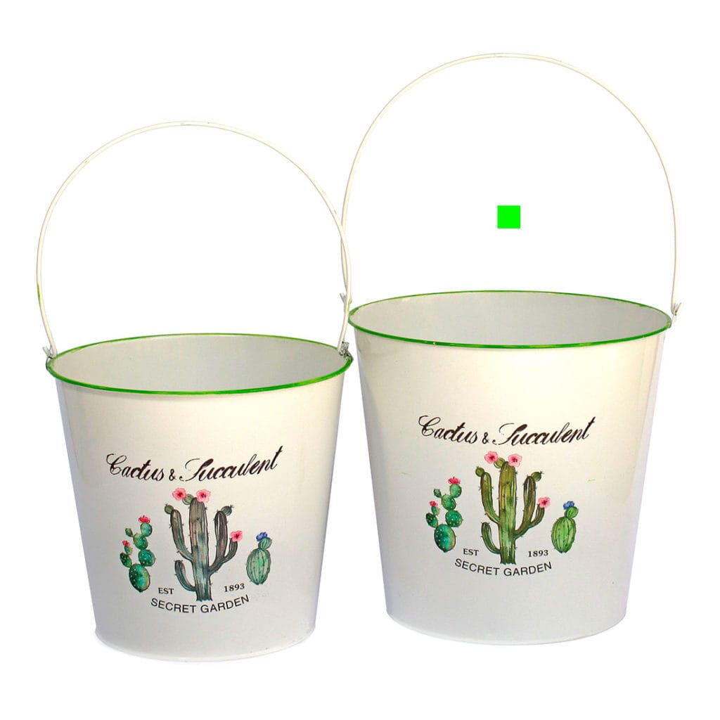 CUBO CACTUS GRANDE ASA METALICA