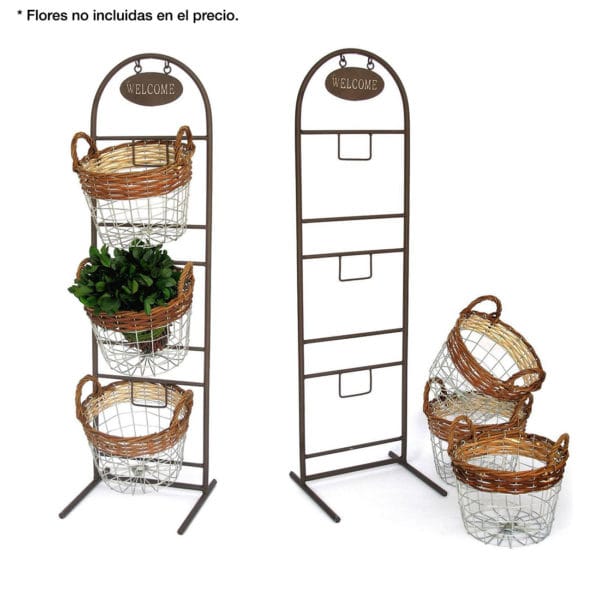 JARDINERA TRIPLE C/ SOPORTE