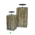 PORTAVELA MADERA PIE BAJO