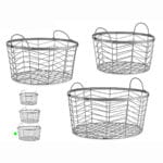 CESTO METALICO REDONDO BAJO GR.