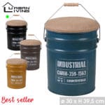 BIDON METAL CHOCOLATE 30X39,5 CM