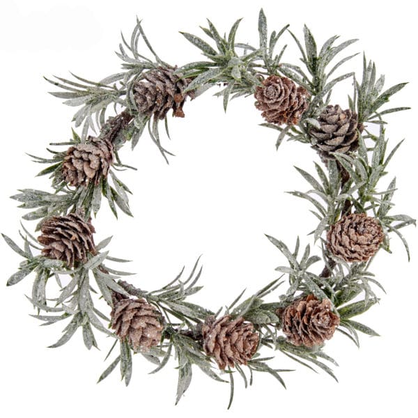 CORONA NAVIDAD CON PIÑAS