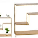 ESTANTERIA DORADA 85x95 CM