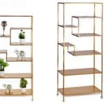 ESTANTERIA DORADA 75X170 CM