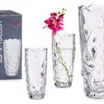 FLORERO DIAMANTE 13X13X29 CM