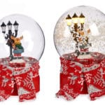 BOLA NIEVE ROJO SENSOR LED/MUSIC