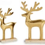 FIGURA RENO ORO 38 CM