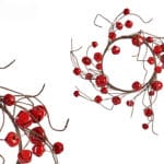 COLGANTE CIRCULAR BOLAS ROJAS