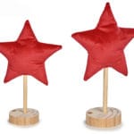 FIGURA ESTRELLA NAVIDAD PQ. ROJA