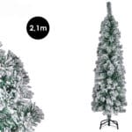 ARBOL NAVIDAD ESTRECHO VERDE Y B