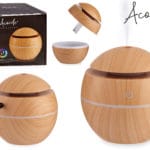 HUMIDIFICADOR LED 130 ML MADERA