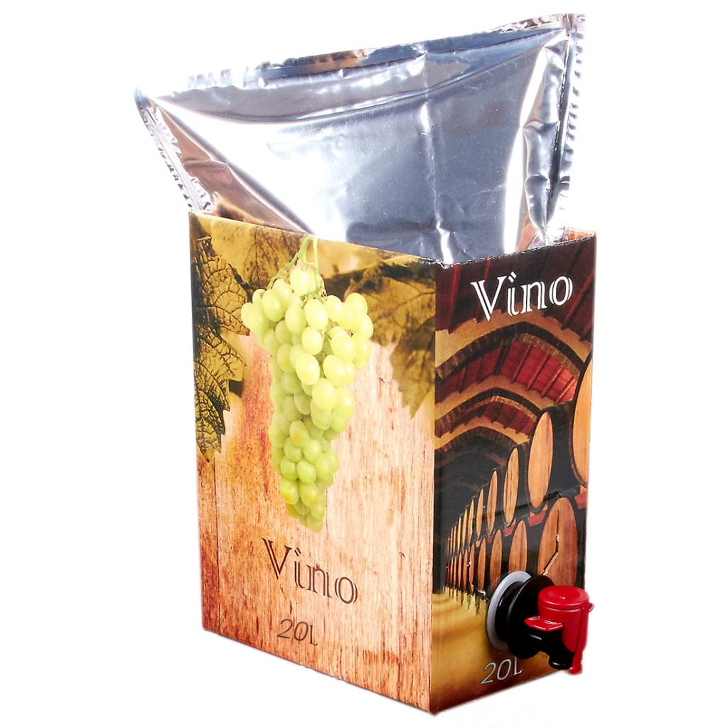 CAJA VINO BOLSA HERMETICA 20 L