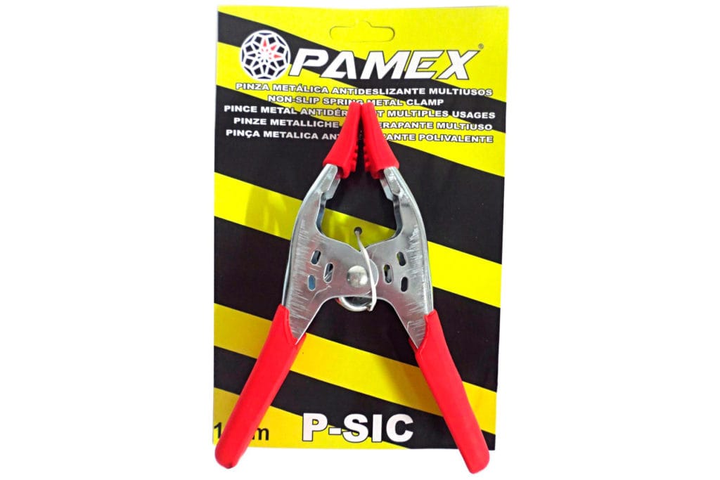 Pinza Metal ROJO 2