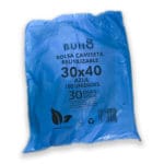 BOLSA 30X40 AZ. 100 U 70 % REC.