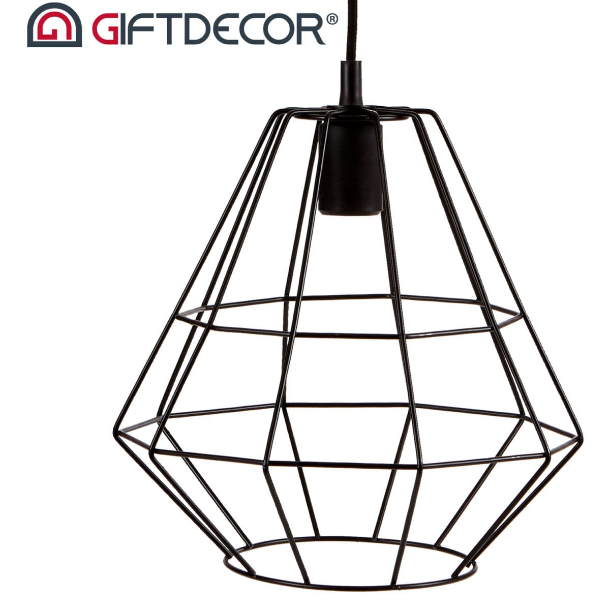 LAMPARA FORJA TECHO NEGRA - Imagen 2