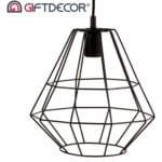 LAMPARA FORJA TECHO NEGRA - Imagen 2