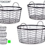 CESTO REDONDO BAJO NEGRO GR.