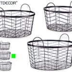 CESTO REDONDO BAJO NEGRO MD.